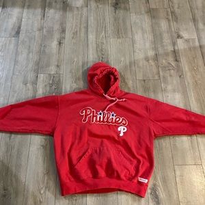 Vintage Phillies Hoodie. Size Large